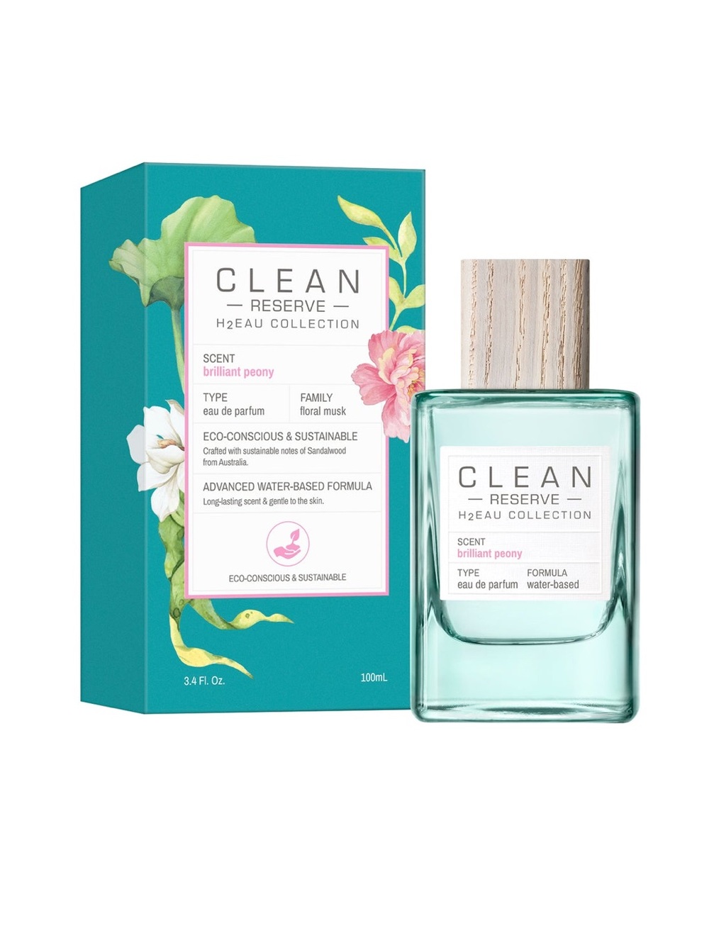 CLEAN Reserve H2EAU Brilliant Peony EDP - 100ml